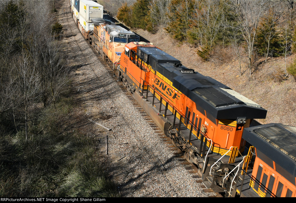 BNSF 8080 Roster shot